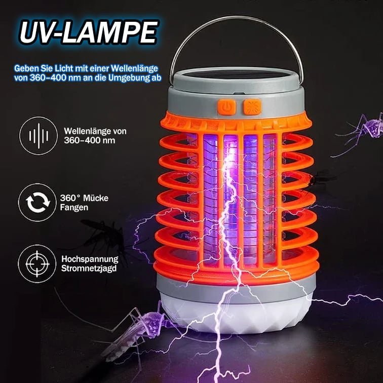 ⏳Begrenzte Zeit 50% Rabatt💥Multifunktionale Solar-Camping-Mückenvernichtungslampe