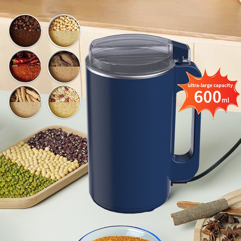 Heißer Verkauf im Winter🔥 Tragbare elektrische Mühle mit großer Kapazität - 600 ml💥💥Befristetes Angebot: 50% Rabatt auf Bestellungen
