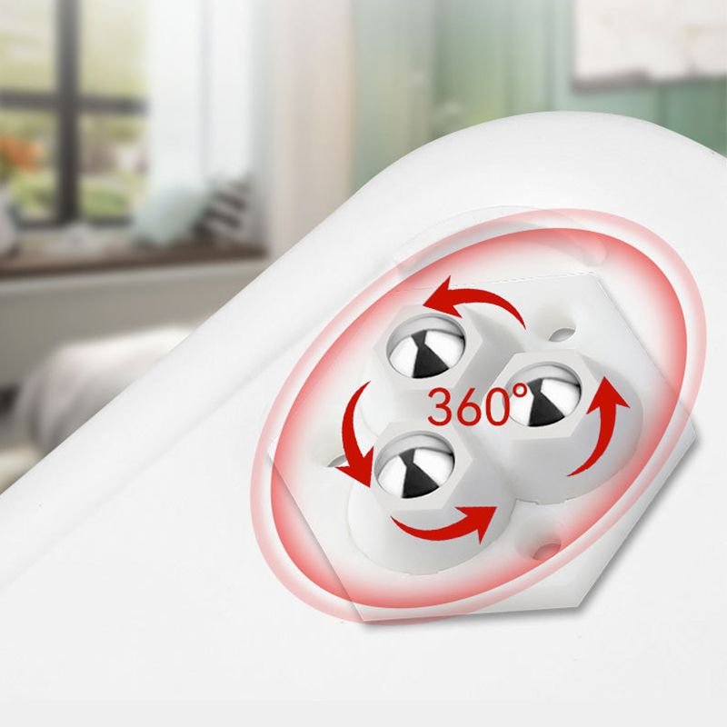 Neues selbstklebendes Universalrad. 360°-Doppelkugel ohne Schlag. verschleißfest. tragend. geräuschlose kleine Riemenscheibe – Bild 3