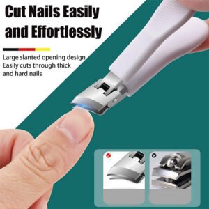 🎉Das sicherste Nagelklipper-Modell✂️Weitbackenöffnung - Anti-Spritzen - schräger Nagelklipper Frühlingsangebot: Bestellen Sie und erhalten Sie 50 % Rabatt