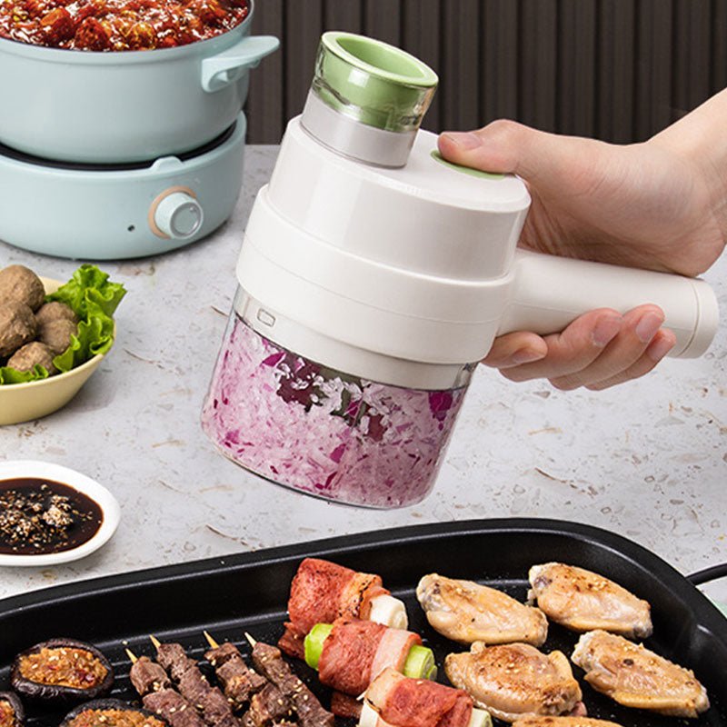 🥔 Begrenzte Zeit halber Preis - Multifunktionales elektrisches Handgemüseschneide-Set Kaufen Sie 2 (sparen Sie 6€) – Bild 6