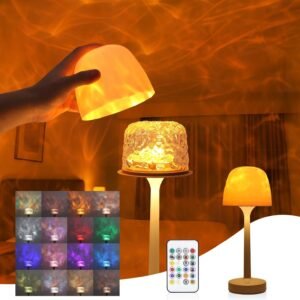 Umikk Lumena Lamp,Ocean Lamp Wasserwellenlampe, 16 Farben